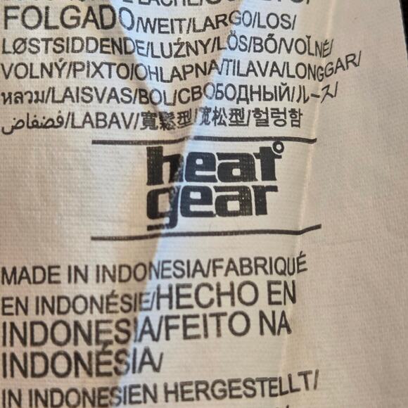 Under Armour Golf Shorts Performance Chino Checkered Plaid Olive Green sz 40 - Picture 11 of 12